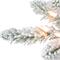 9ft. Pre-Lit Flocked Royal Majestic Fir Artificial Christmas Tree, Clear LED Lights